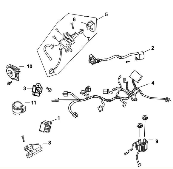 Cabo 125 – F 18 Wire Harness – 04 Wire harness