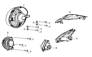 Cabo 125 – F 01 Head Light – 03 Head Light Plate