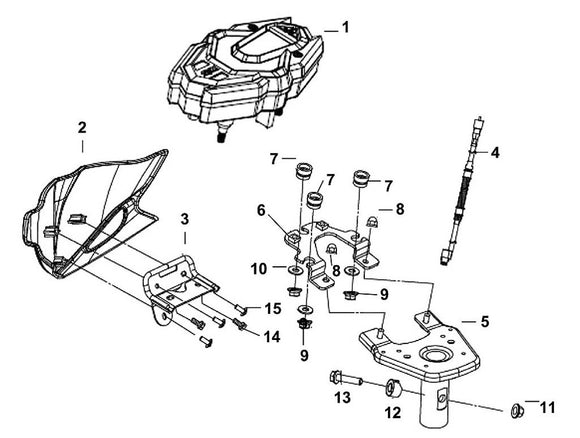 Cabo 125 – F 02 Speed Meter – 12 Steering Stem Lock Collar