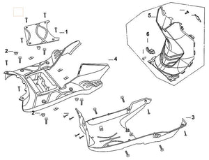 Cabo 125 – F 06 Floor Panel / Center Cover – 04 Floor Panel