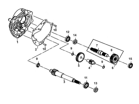 Cabo 50 – E 11 Mission Case & Drive Shaft – 13 - Oil Seal 17X30X5(C2)