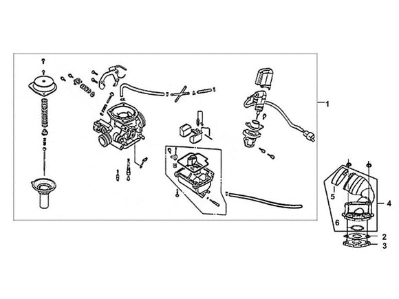 Cabo 50 – E 14 Carburetor – 06 - O-ring 23X1.9