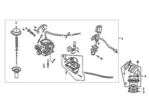 Cabo 50 – E 14 Carburetor – 04 - Inlet Pipe ASSY