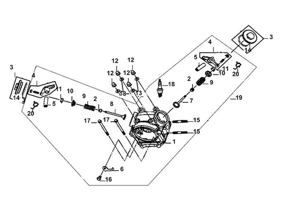 Cabo 50 – E 02 Cylinder Head – 01 - Cylinder Head Comp