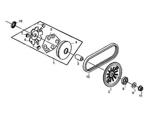 Cabo 50 – E 09 Movable Drive Face Assy – 09 - Special Washer