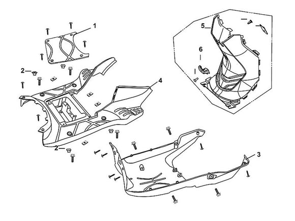 Cabo 50 – F 06 Floor Panel, Center Cover – 06 - Luggage Hook