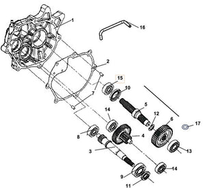 Cabo 200i – E-11 Mission Case & Drive Shaft – 10 Oil Seal 34*52*8