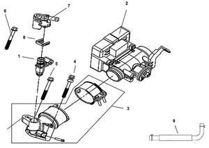 Cabo 200i – E-14 ECU Set – 03 Inlet Pipe ASSY