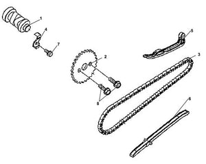 Cabo 200i – E-03 Cam Shaft & Cam Chain – 08 Knock Bolt 6MM