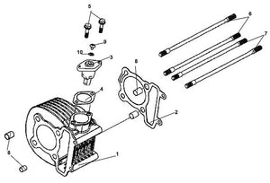 Cabo 200i – E-05 Cylinder – 04 Tensioner Lifter Gasket