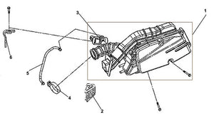 Cabo 200i – F-14 Air Cleaner – 03 A.I.S.V. Unit