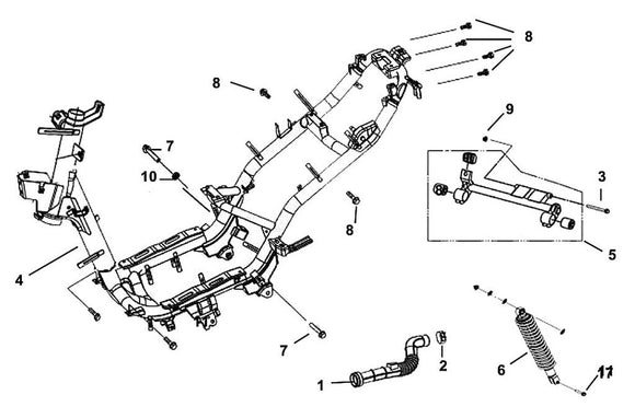 Cabo 200i – F-19 Frame Body / Engine Hanger – 04 Frame Body Comp