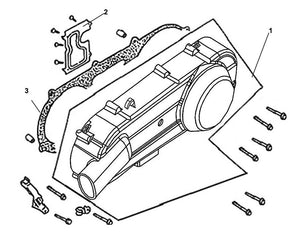 Cali Classic 125 – E 11 Left Crank Case Cover – 01 L. Crank Case Cover