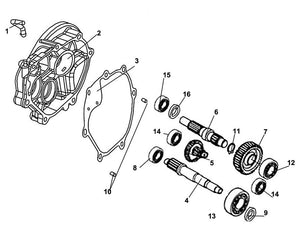 Cali Classic 125 – E 14 Transmission – 09 Oil Seal 20 x 32 x 6