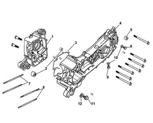 Cali Classic 125 – E 15 Crank Case – 02 ENG. Hanger Rubber Bush