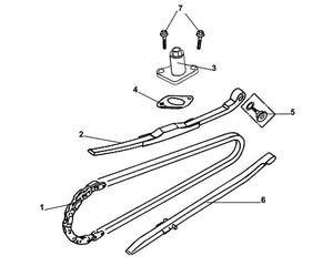 Cali Classic 125 – E 05 Cam Chain / Tensioner – 05 Tensioner Pivot ASSY