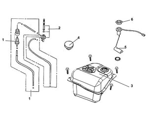 Cali Classic 125 – F 13 Fuel Tank – 01 Fuel Strainer ASSY