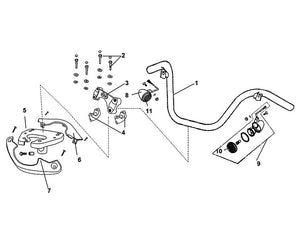 Cali Classic 125 – F 05 Handle Pipe / Handle Cover – 08 FR.R. Winker