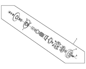 Cali Classic 200i – 01 Driven Pulley Set