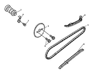 Cali Classic 200i – E 03 Cam Shaft & Cam Chain – 03 Cam Chain