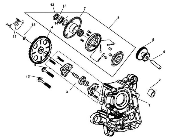 Cali Classic 200i – 11 Oil Pump Separator – 11 Oil Pump Separator