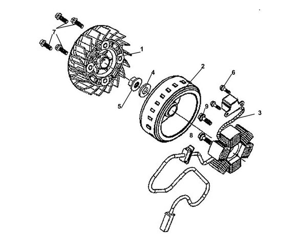 Cali Classic 200i – 08 Sh. Flange Bolt 6*28