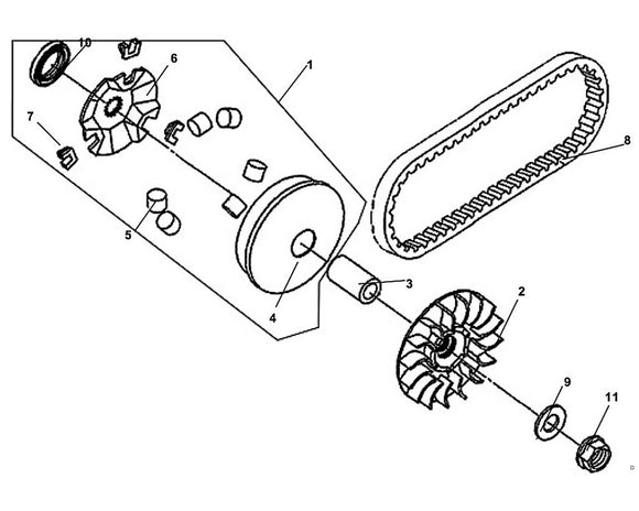 Cali Classic 200i – 10 Oil Seal 25*40*7