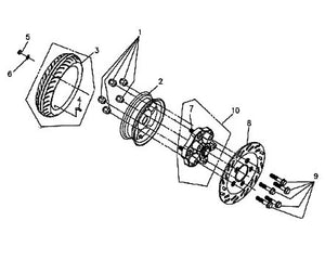 Cali Classic 200i – F 11 Rear Wheel – 08 RR Brake Disk