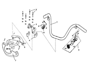 Cali Classic 200i – F 05 Handle Pipe / Handle Cover – 09 FR.L. Winker