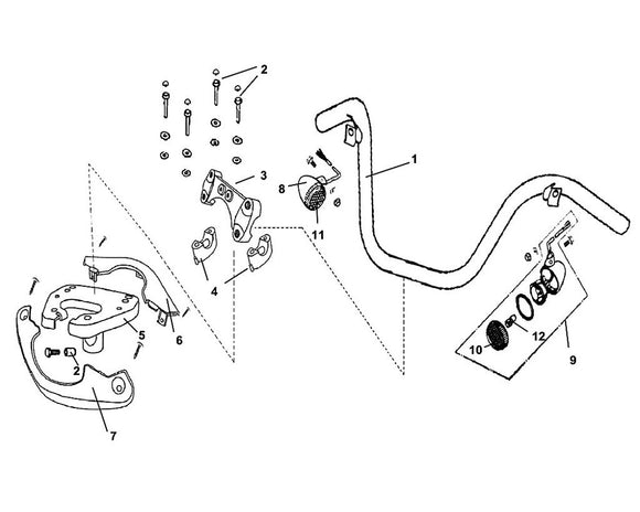 Cali Classic 200i – F 05 Handle Pipe / Handle Cover – 12 Winker Bulb (12v 10w)