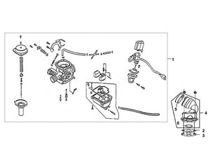 Cali Classic 50 – E-14 Carburetor – 03 CARB. Insulator