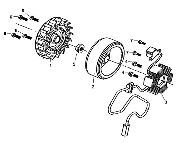 Cali Classic 50 – E-07 Ac Gen. Assy – 07 Flange Bolt 6x20