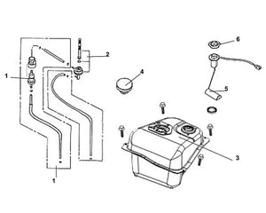 Cali Classic 50 – F-13 Fuel Tank – 02 Fuel Cock ASSY