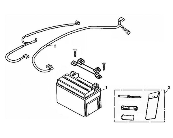 Cali Classic 50 – F-14 Battery / Tool Box – 01 YTX7A-BS-Battery