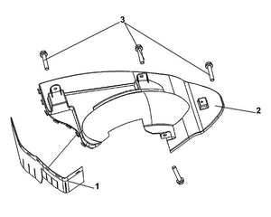 Cali Classic 50 – F-19 Rear Fender / Rear Inner Fender – 01 Splash Board Plate