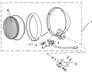 Cali Classic 50 – F-01 Head Light – 03 Head Light Socket