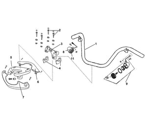 Cali Classic 50 – F-05 Handle Pipe / Handle Cover – 02 Socket Bolt 8*30