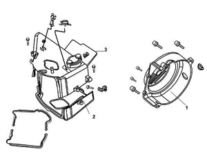 Havana Classic 125 – E 01 Fan Cover / Shroud Assy – 03 Shroud B ASSY