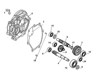 Havana Classic 125 – E 14 Transmission – 16 Oil Seal 32*47*7