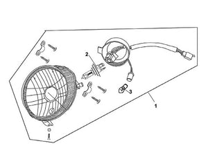 Havana Classic 125 – F 01 Head Light – 02 Head Light Bulb