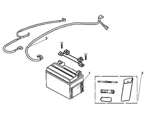 Havana Classic 125 – F 14 Battery / Tool Box – 02 Battery Cable