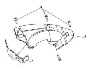 Havana Classic 125 – F 19 Rear Fender / Rear Inner Fender – 01 Splash Board Plate