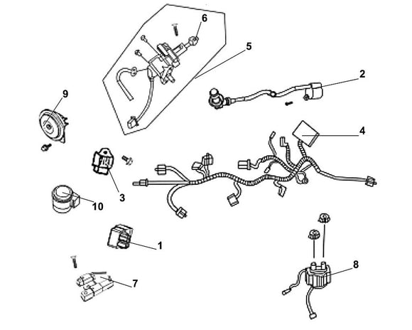 Havana Classic 125 – F 20 Wire Harness – 04 Wire Harness