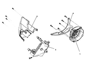 Havana Classic 200i – E 01 Shroud Assy – 01 Fan Cover Comp