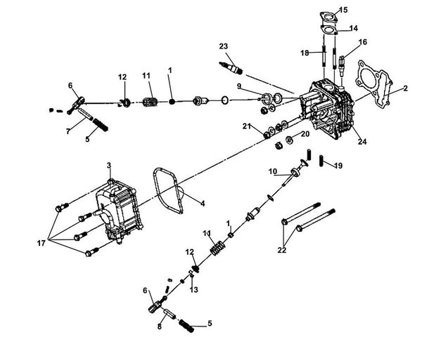 Havana Classic 200i – E 02 Cylinder Head – 17 Head Cover Bolt