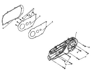 Havana Classic 200i – E 08 L. Crank Case Cover – 02 L. Side Cover Plate