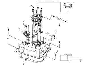 Havana Classic 200i – F 13 Fuel Tank – 04 Fuel Tube