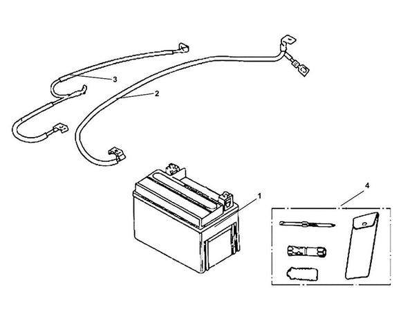 Havana Classic 200i – F 14 Battery / Tool Box – 03 Earth Cable