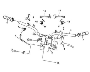 Havana Classic 50 – F 03 Cable / Switch / Handle Lever – 12 FR. L. Winker