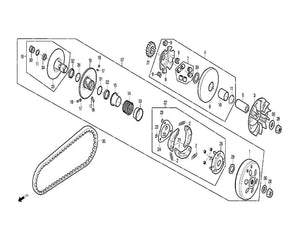 Italian Classic 150 – E-12 TRANSMISSION – 10 - FLANGE BOLT M6X28